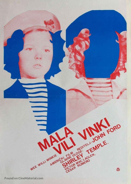 Wee Willie Winkie - Yugoslav Movie Poster