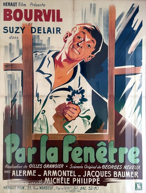 Par la fen&ecirc;tre - French Movie Poster