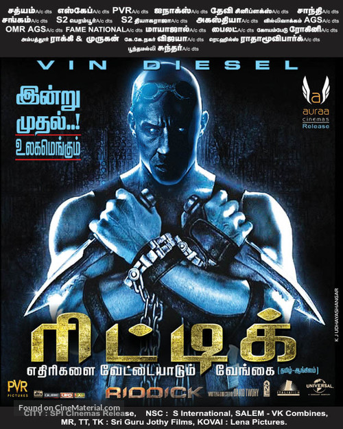 Riddick - Indian Movie Poster