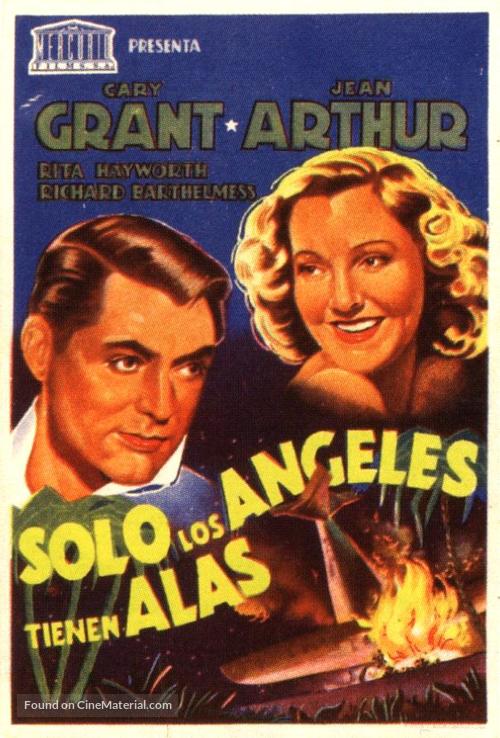 Only Angels Have Wings - Spanish Movie Poster