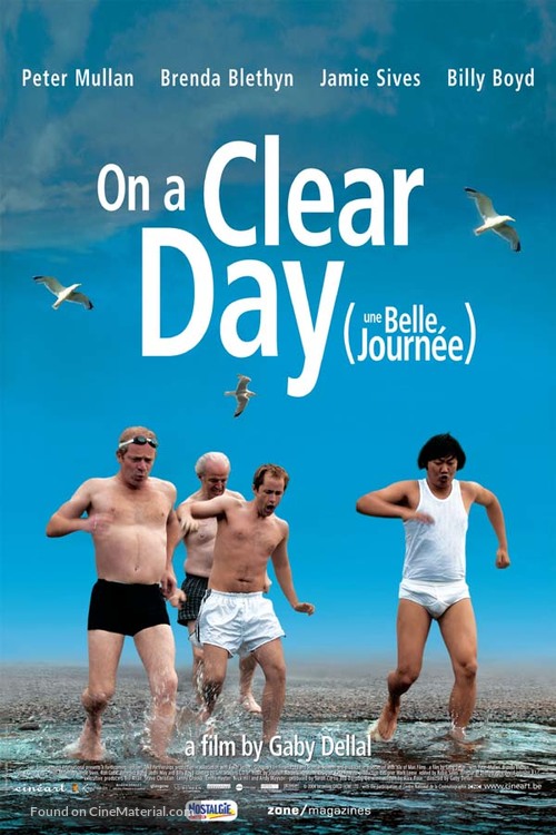 On a Clear Day - Belgian Movie Poster