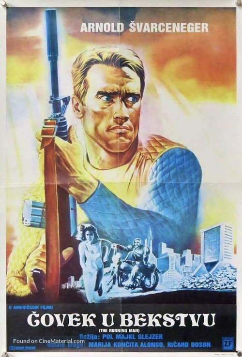 The Running Man - Yugoslav Movie Poster