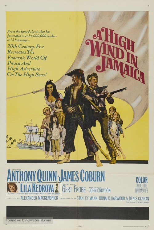 A High Wind in Jamaica - Movie Poster