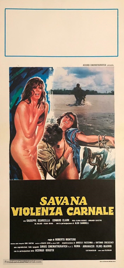 Savana: Violenza carnale - Italian Movie Poster