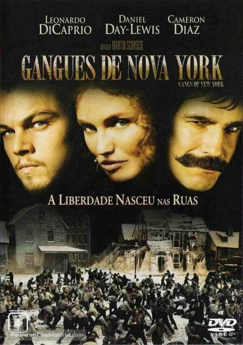 Gangs Of New York - Brazilian DVD movie cover