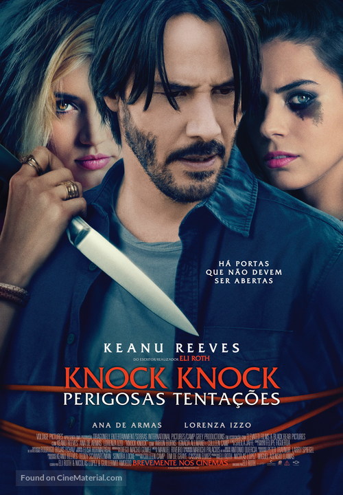 Knock Knock - Portuguese Movie Poster