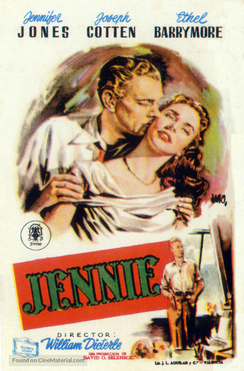 Portrait of Jennie - Spanish Movie Poster