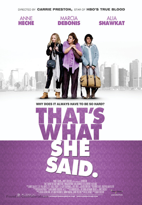 That&#039;s What She Said - Movie Poster