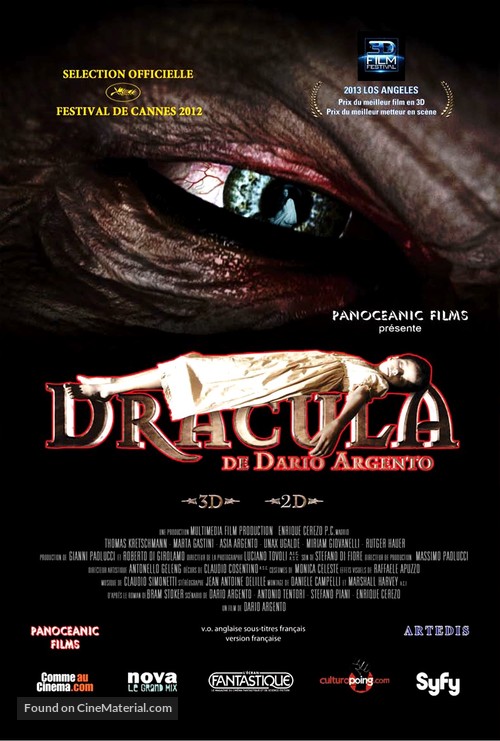 Dracula 3D - French Movie Poster