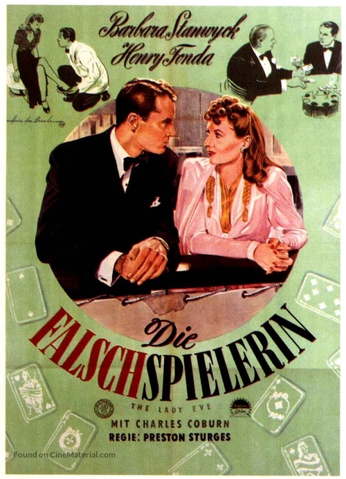 The Lady Eve - German Movie Poster