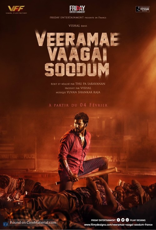 Veerame Vaagai Soodum - French Movie Poster