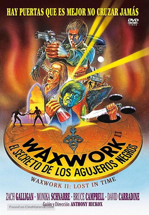 Waxwork II: Lost in Time - Spanish Movie Cover