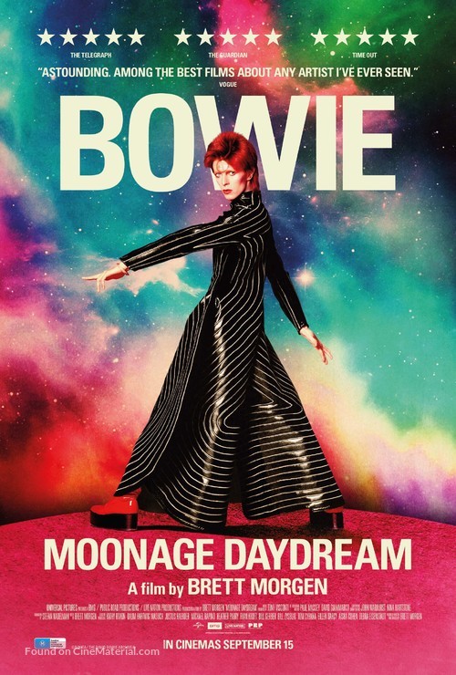 Moonage Daydream - Australian Movie Poster