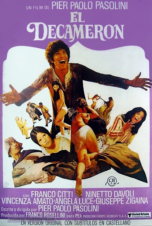 Il Decameron - Spanish Movie Poster