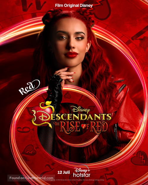 Descendants: The Rise of Red - Indonesian Movie Poster