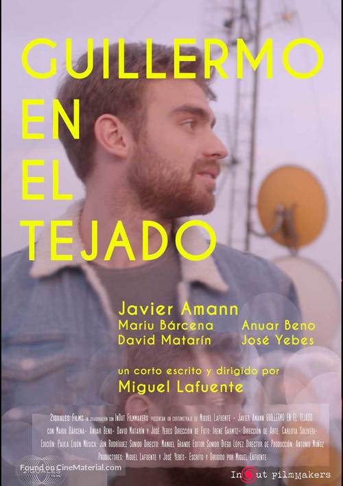 Guillermo en el tejado - Spanish Movie Poster