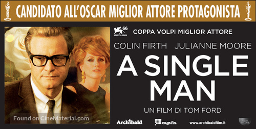 A Single Man - Italian Movie Poster