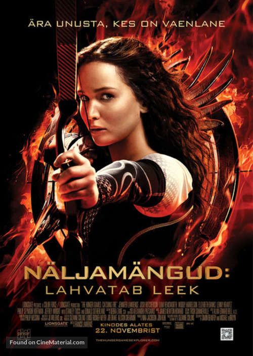 The Hunger Games: Catching Fire - Estonian Movie Poster