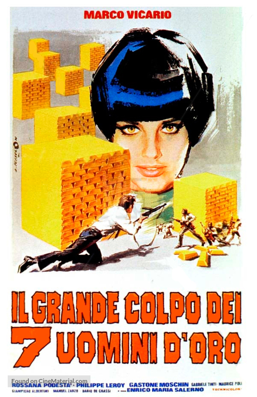 Il grande colpo dei sette uomini d&#039;oro - Italian Movie Poster
