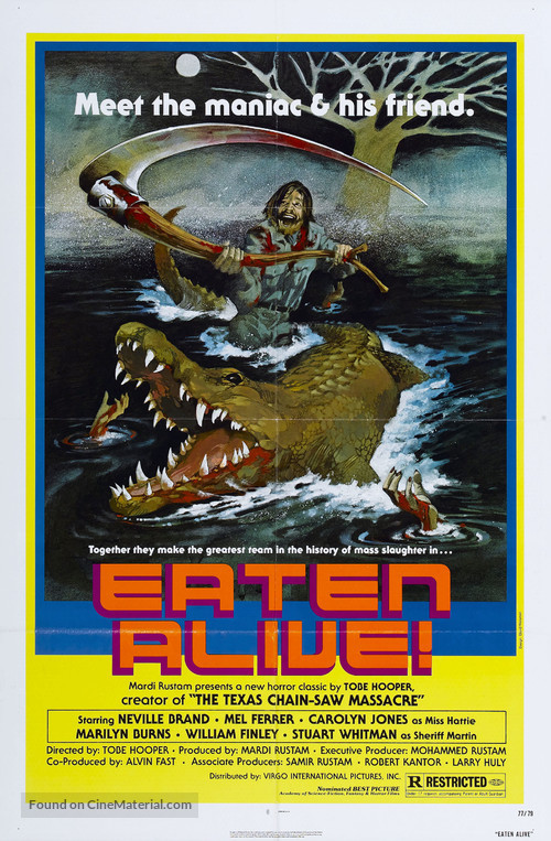 Eaten Alive - Movie Poster