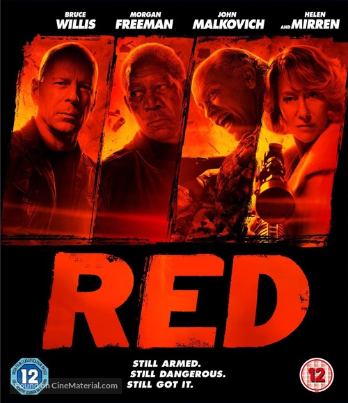 RED - British Blu-Ray movie cover