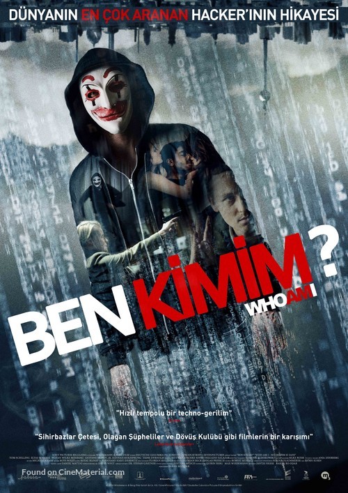 Who Am I - Kein System ist sicher - Turkish Movie Poster