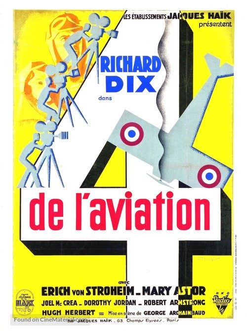 The Lost Squadron - French Movie Poster