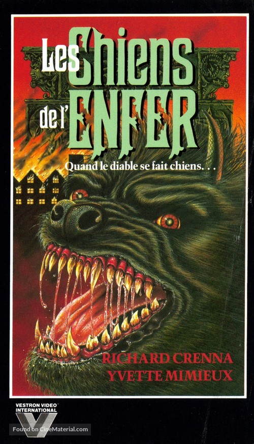 Devil Dog: The Hound of Hell - French VHS movie cover
