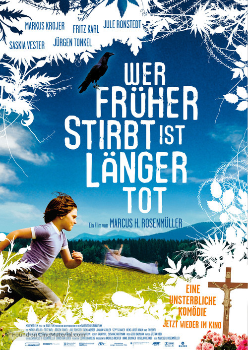 Wer fr&uuml;her stirbt, ist l&auml;nger tot - German Movie Poster