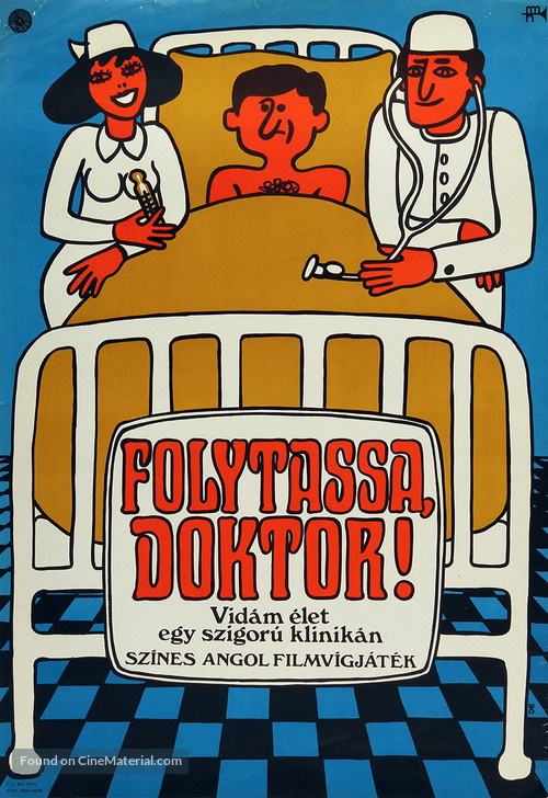 Carry on Doctor - Hungarian Movie Poster