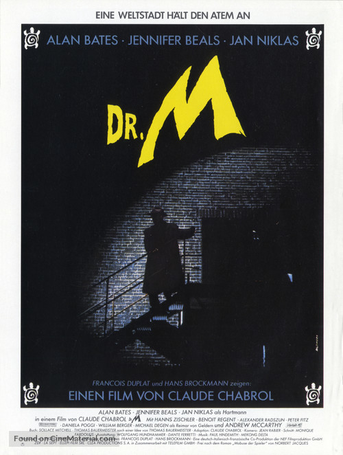 Dr. M - German Movie Poster