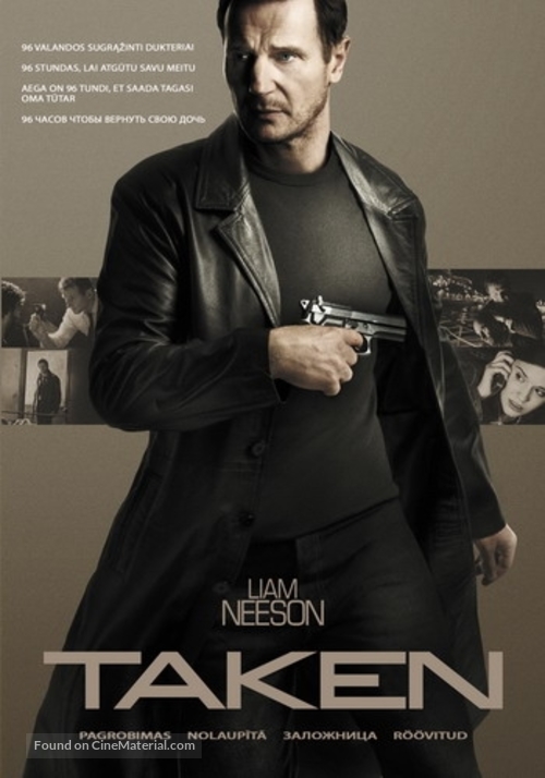 Taken - Lithuanian Movie Poster