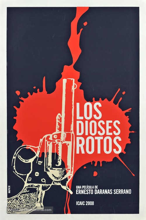 Los dioses Rotos - Cuban Movie Poster