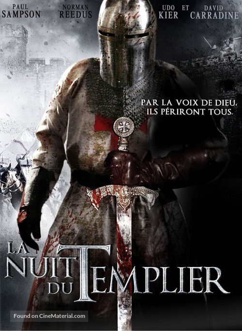 Night of the Templar - French DVD movie cover