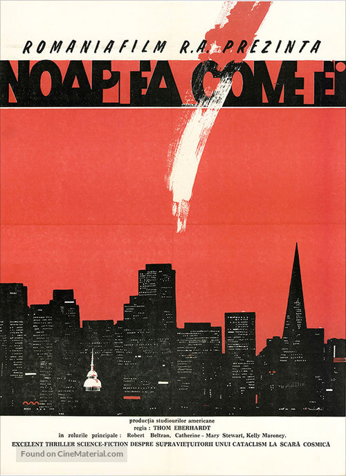 Night of the Comet - Romanian Movie Poster