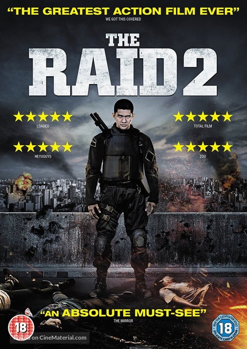 The Raid 2: Berandal - British Movie Cover