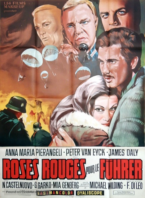 Rose rosse per il f&uuml;hrer - French Movie Poster