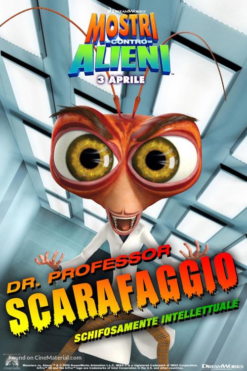 Monsters vs. Aliens - Italian Movie Poster