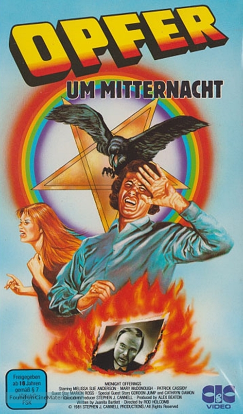 Midnight Offerings - German VHS movie cover