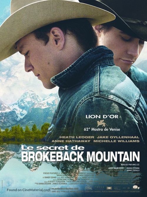 Brokeback Mountain - French Movie Poster