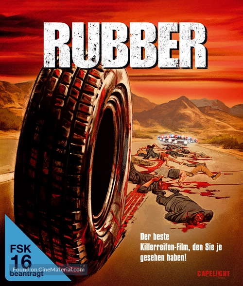 Rubber - German Blu-Ray movie cover