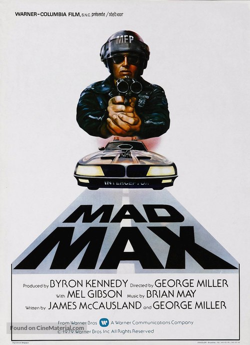 Mad Max - Belgian Movie Poster