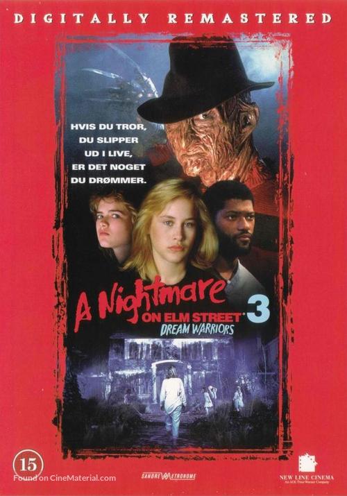 A Nightmare On Elm Street 3: Dream Warriors - Danish Movie Cover