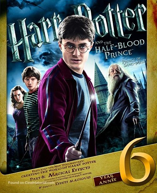 Harry Potter and the Half-Blood Prince - Canadian Blu-Ray movie cover