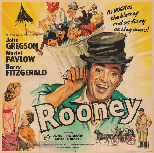 Rooney - British Movie Poster