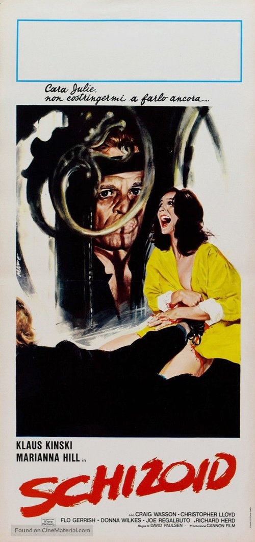Schizoid - Italian Movie Poster