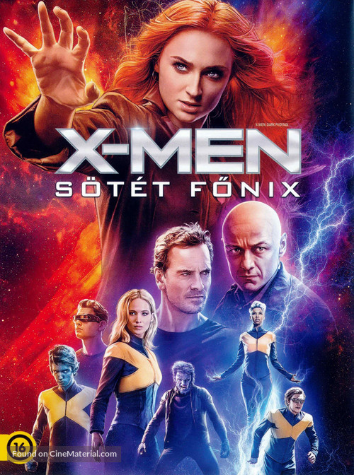 Dark Phoenix - Hungarian DVD movie cover