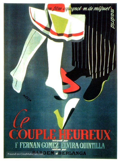 Esa pareja feliz - French Movie Poster