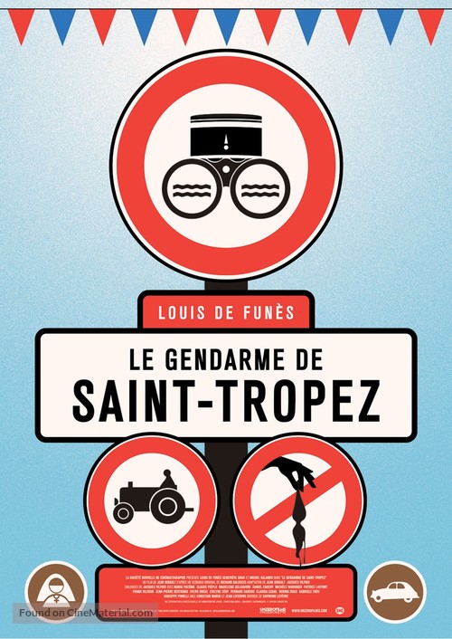 Le gendarme de St. Tropez - French Re-release movie poster