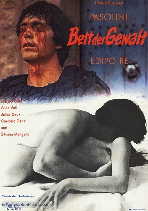 Edipo re - German Movie Poster